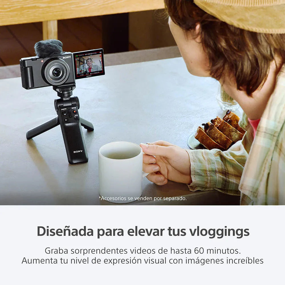 Cámara ZV-1F para videoblogs