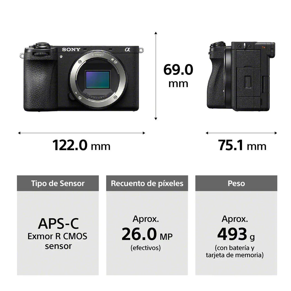 Sony a6700 premium con montura E