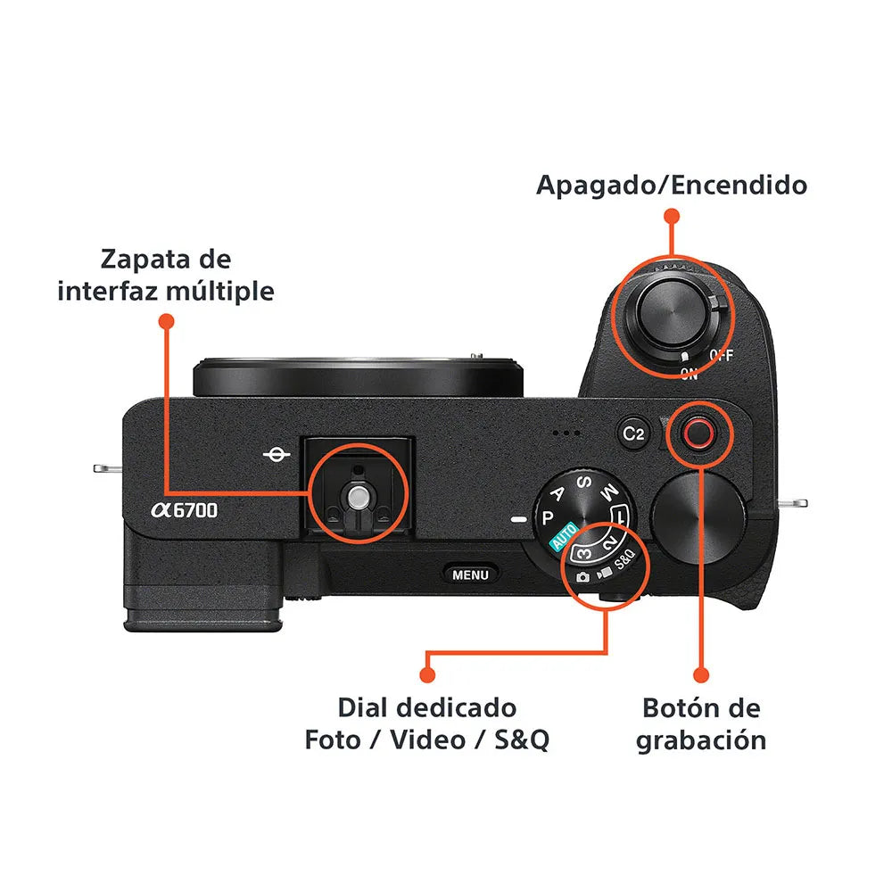 Sony a6700 premium con montura E