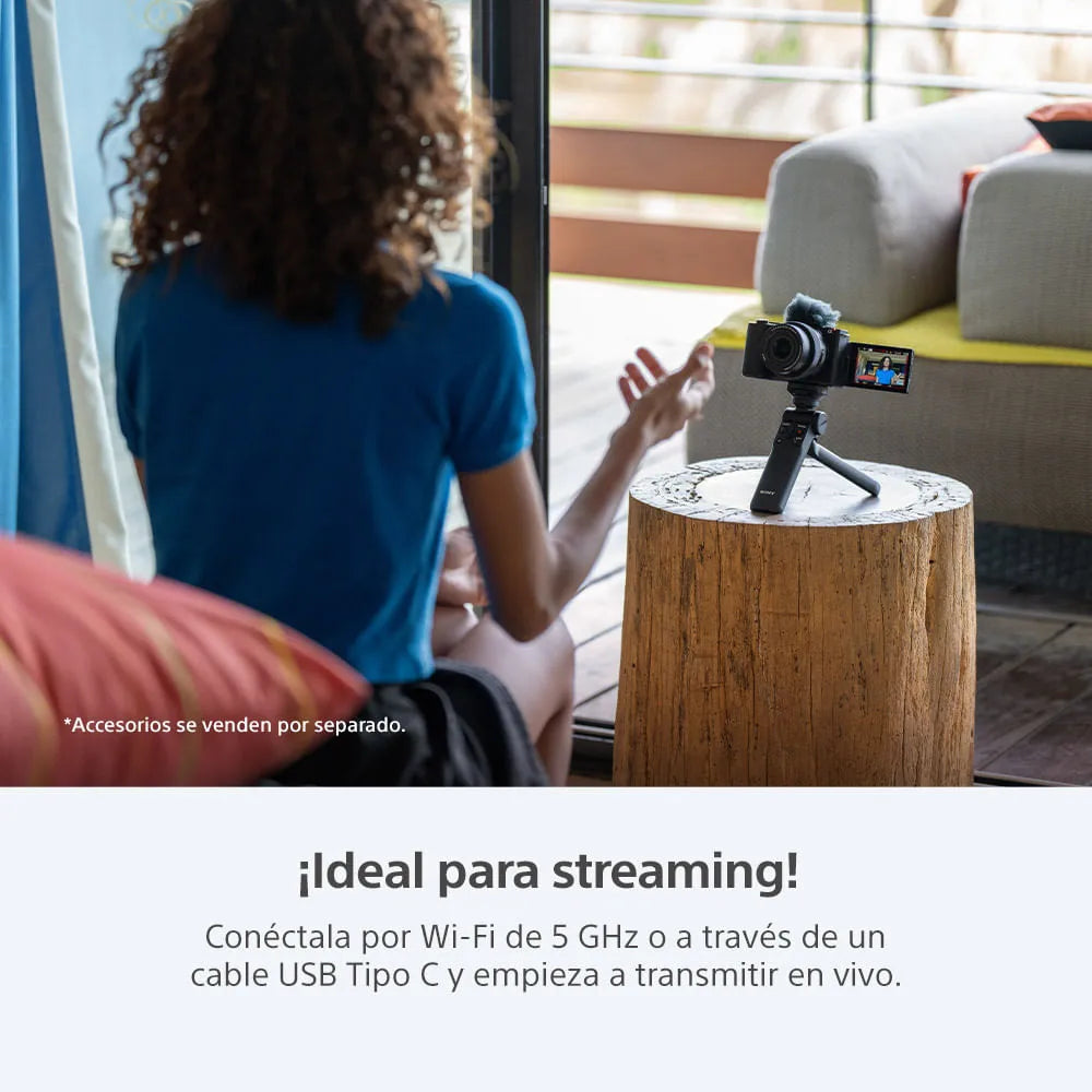 Sony Cámara ZV-E10 II para vlogs + Lente SELP16502