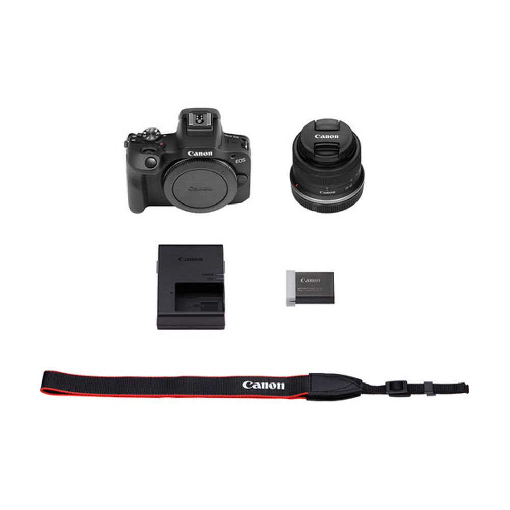 Cámara Mirrorless Canon R100 con lente RF-S 18-45mm IS STM