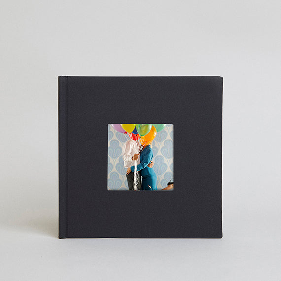 Foto Álbum pasta de Cuerina/Gamuza/Lino + ventana foto