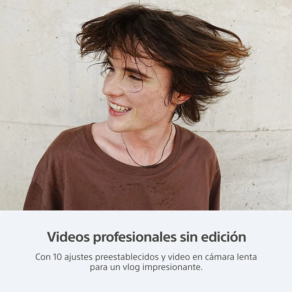 Cámara ZV-1F para videoblogs