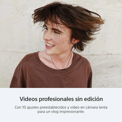 Cámara ZV-1F para videoblogs