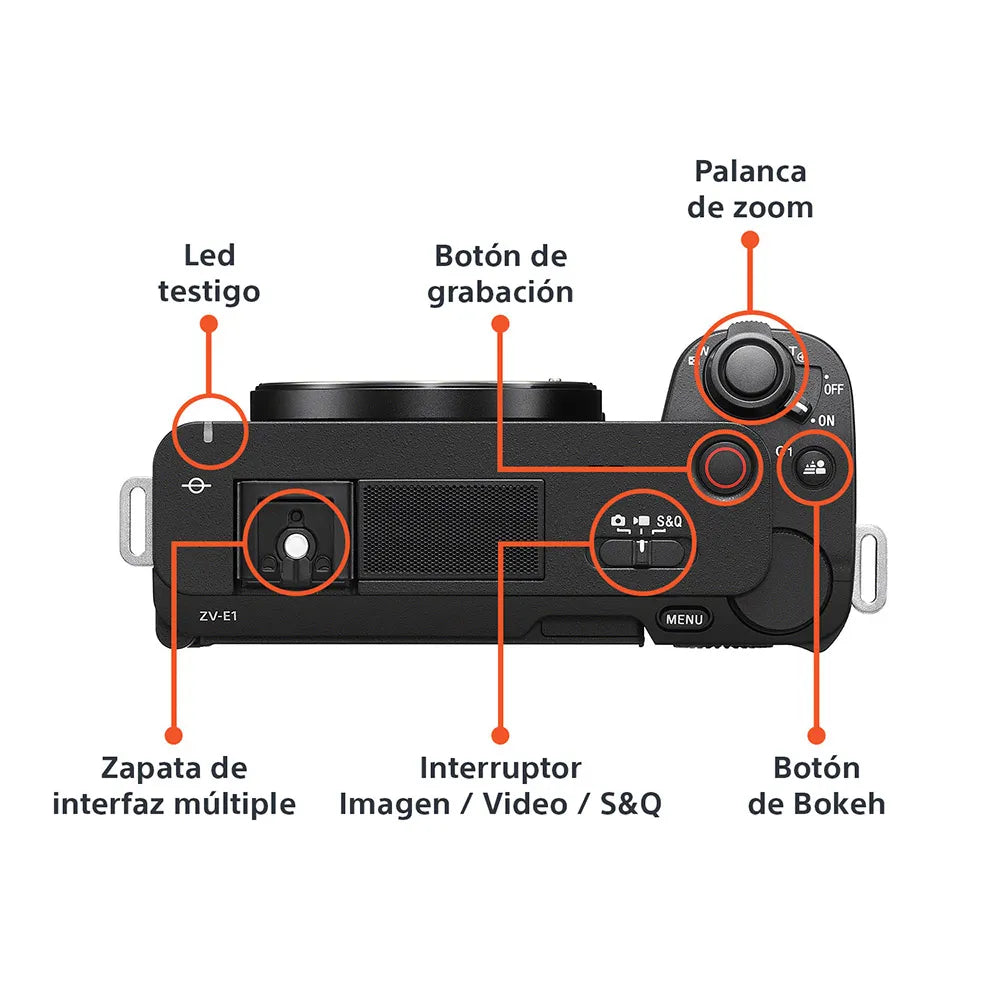 Cámara vlogging full-frame ZV-E1