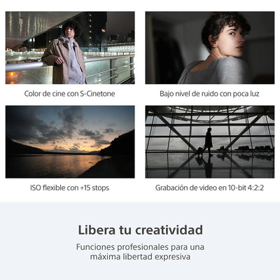 Cámara vlogging full-frame ZV-E1