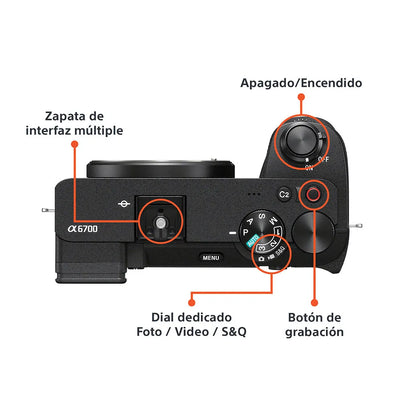 Sony a6700 premium con montura E