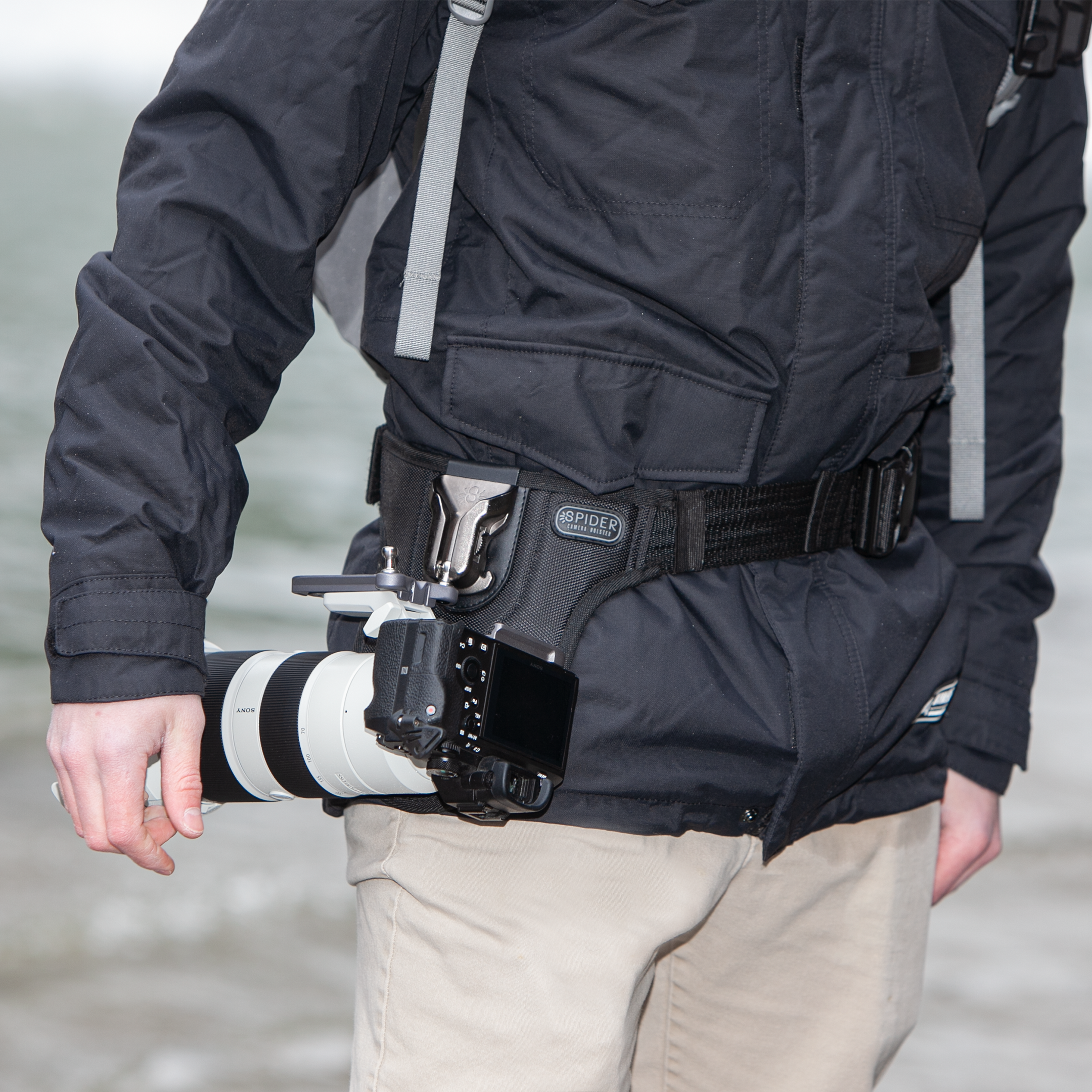 Sistema de cámara dual sin espejo SpiderPro v2