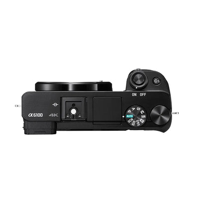 Sony Cámara Digital Mirrorless APS-C ILCE-6100X: A6100 + Lente SELP16502 + Lente SEL55210
