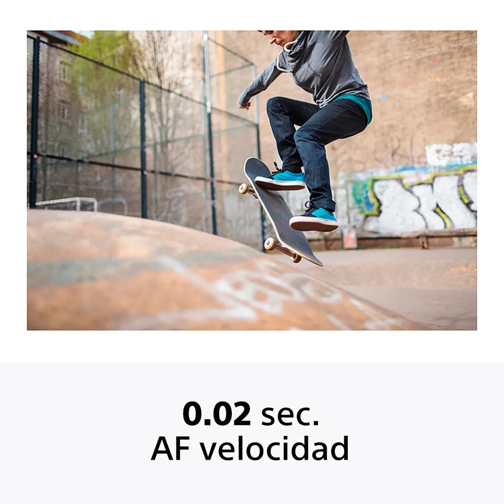 Sony Cámara Digital Mirrorless APS-C ILCE-6100X: A6100 + Lente SELP16502 + Lente SEL55210