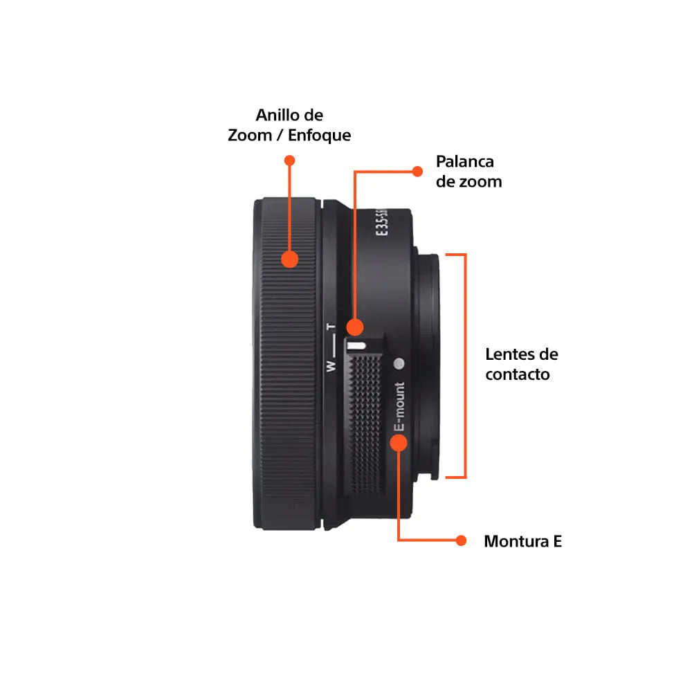 Sony Cámara ZV-E10 II para vlogs + Lente SELP16502