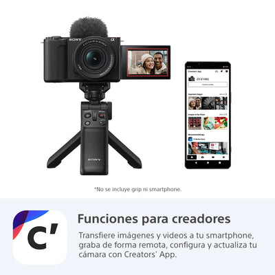 Sony Cámara ZV-E10 II para vlogs + Lente SELP16502