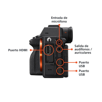 Sony Cámara híbrida full-frame a7 V (Solo body)