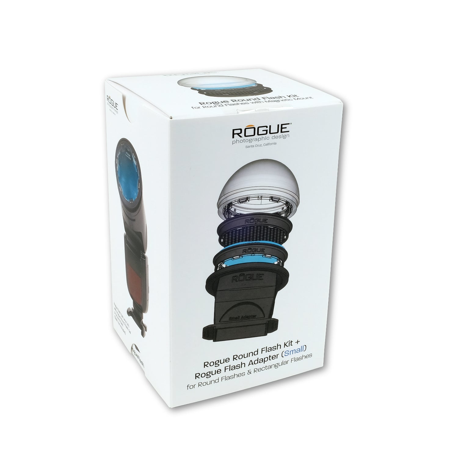 Kit para flash redondo + adptador para flash pequeño