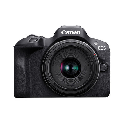 Cámara Mirrorless Canon R100 con lente RF-S 18-45mm IS STM