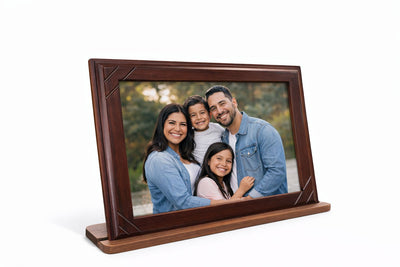 Marco de madera premium con base